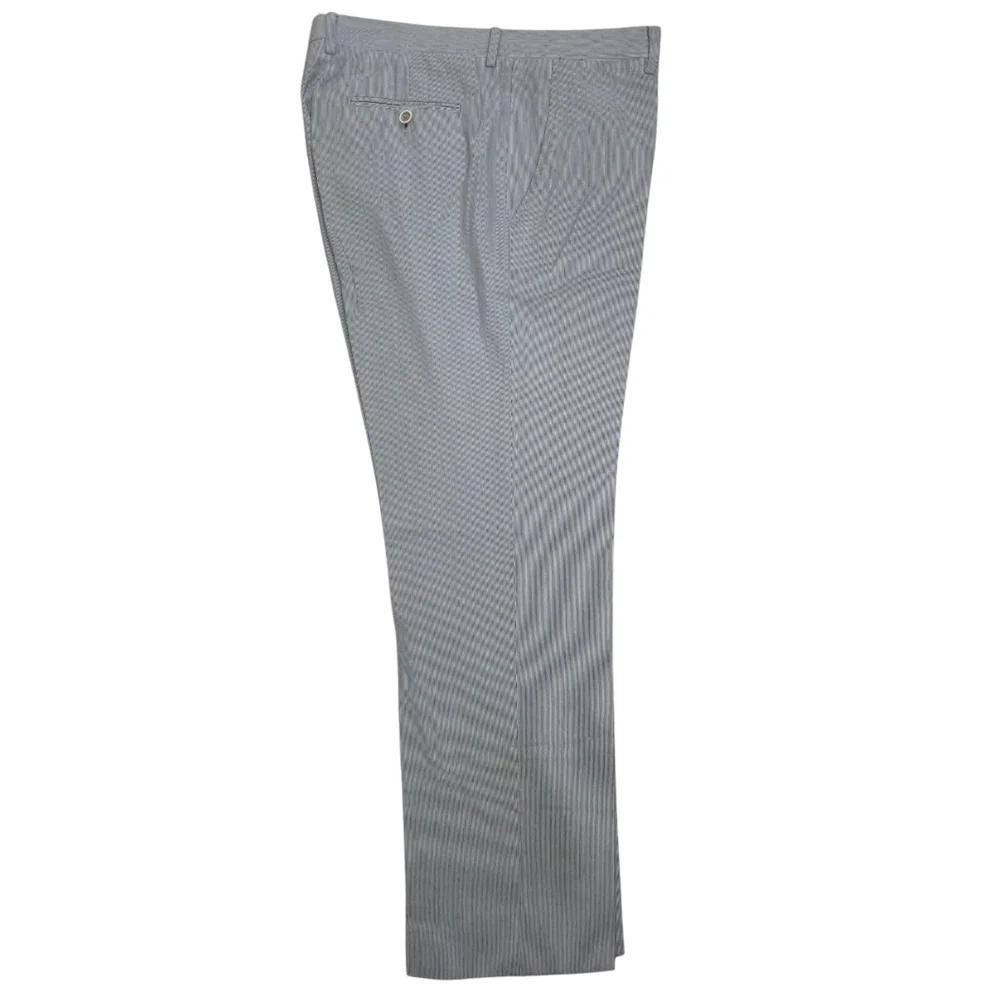 Carolina Herrera Gray Pinstripe Classic Suit for Formal Occasions